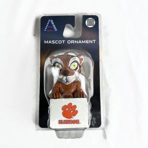 Team Sports America Clemson Tigers Tiki Mascot Holiday Ornament